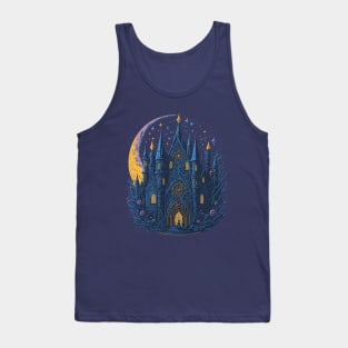 Gothic School at Night Time Tank Top